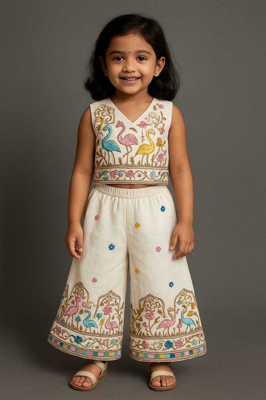Ynf Soft Cotton KESH709 24 Kids Wear Wholesale Kids Co-ord Set Indian Wear For Kids Girls Ethnic Wear Manufacturer- Kapda Export