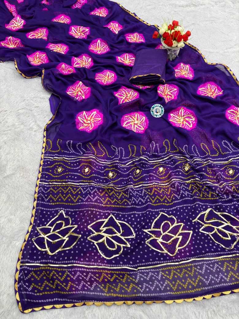 Ynf Soft Gold Crush KESH584 ART Sarees Wholesale Printed Sarees Embroidered Sarees Gota Work Saree Manufacturer- Kapda Export