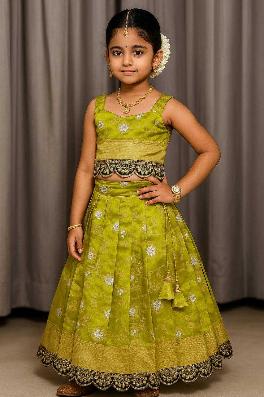 Ynf Soft Silk KESH709 11 Kids Wear Wholesale Kids Lehenga Choli Girls Ethnic Wear Kids Wedding Outfits Manufacturer- Kapda Export