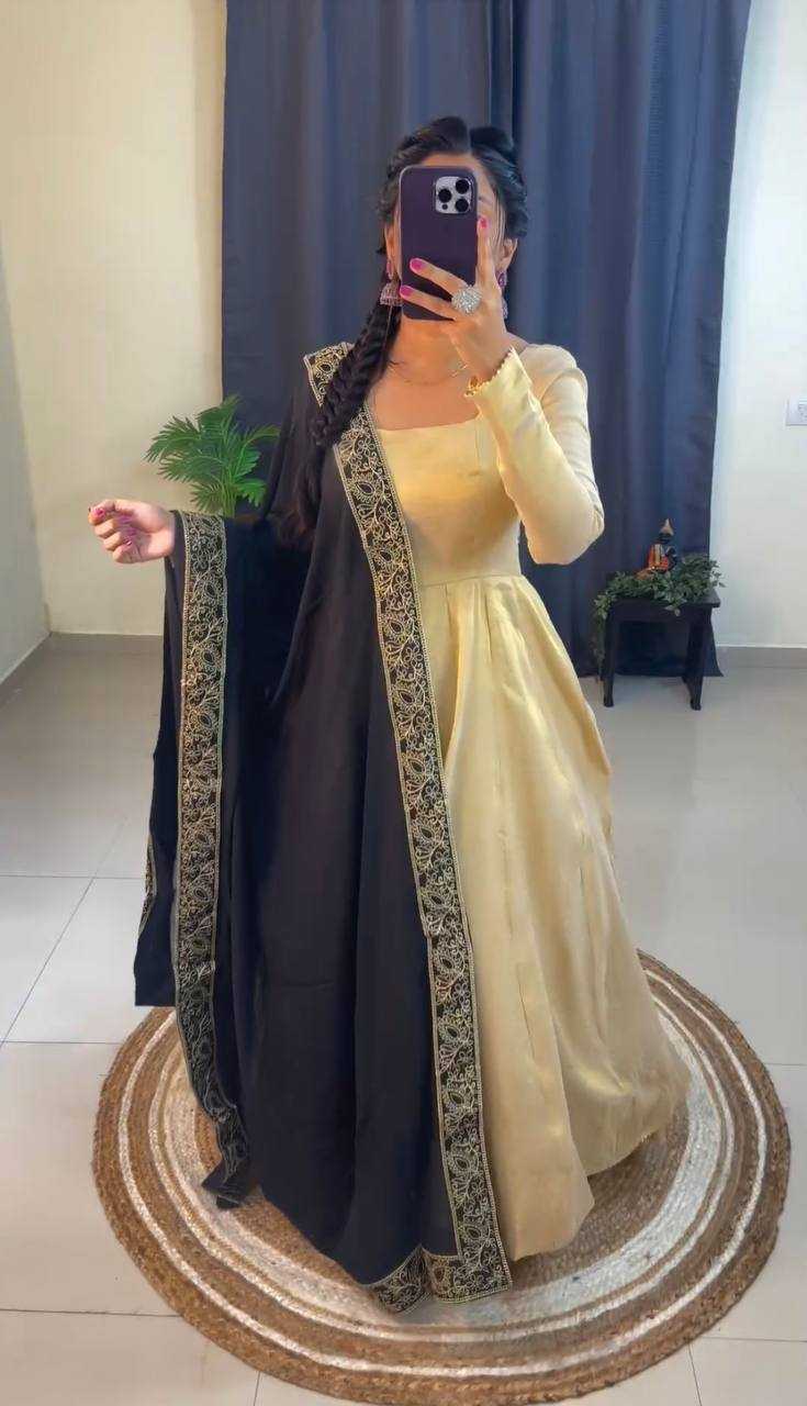 Ynf Tissue Silk KESH485 28 Gowns Wholesale Anarkali Gown Party Gowns Long Gowns Manufacturer- Kapda Export