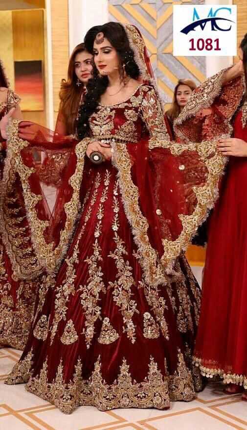 Ynf Velvet KESH494 SHEHNAI Lehengas Wholesale Bridal Lehenga Wedding Lehenga Velvet Lehenga Manufacturer- Kapda Export