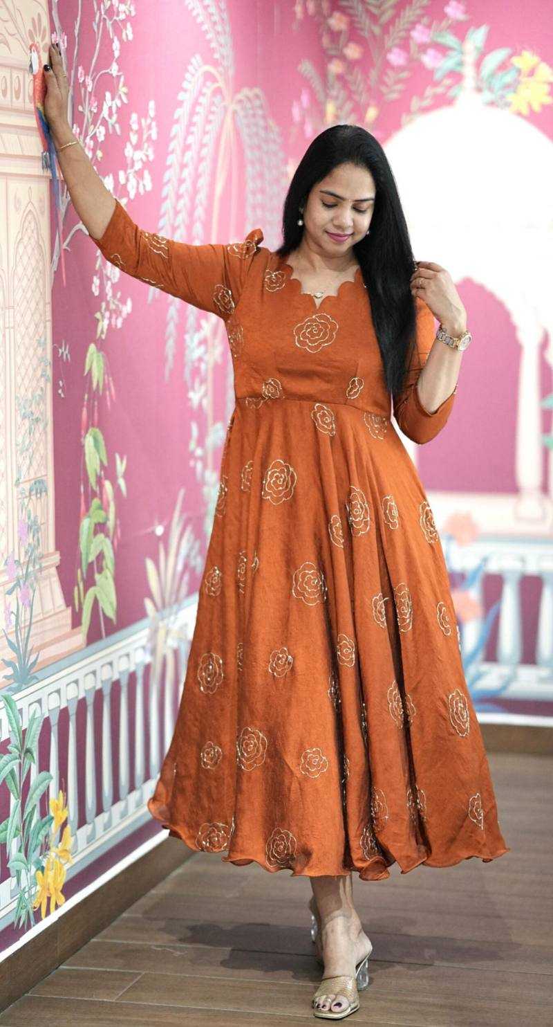 Ynf Vichitra Silk KESH210 2505 Suits & Dresses Wholesale Maxi Dresses Evening Dresses Party Wear Dresses Manufacturer- Kapda Export