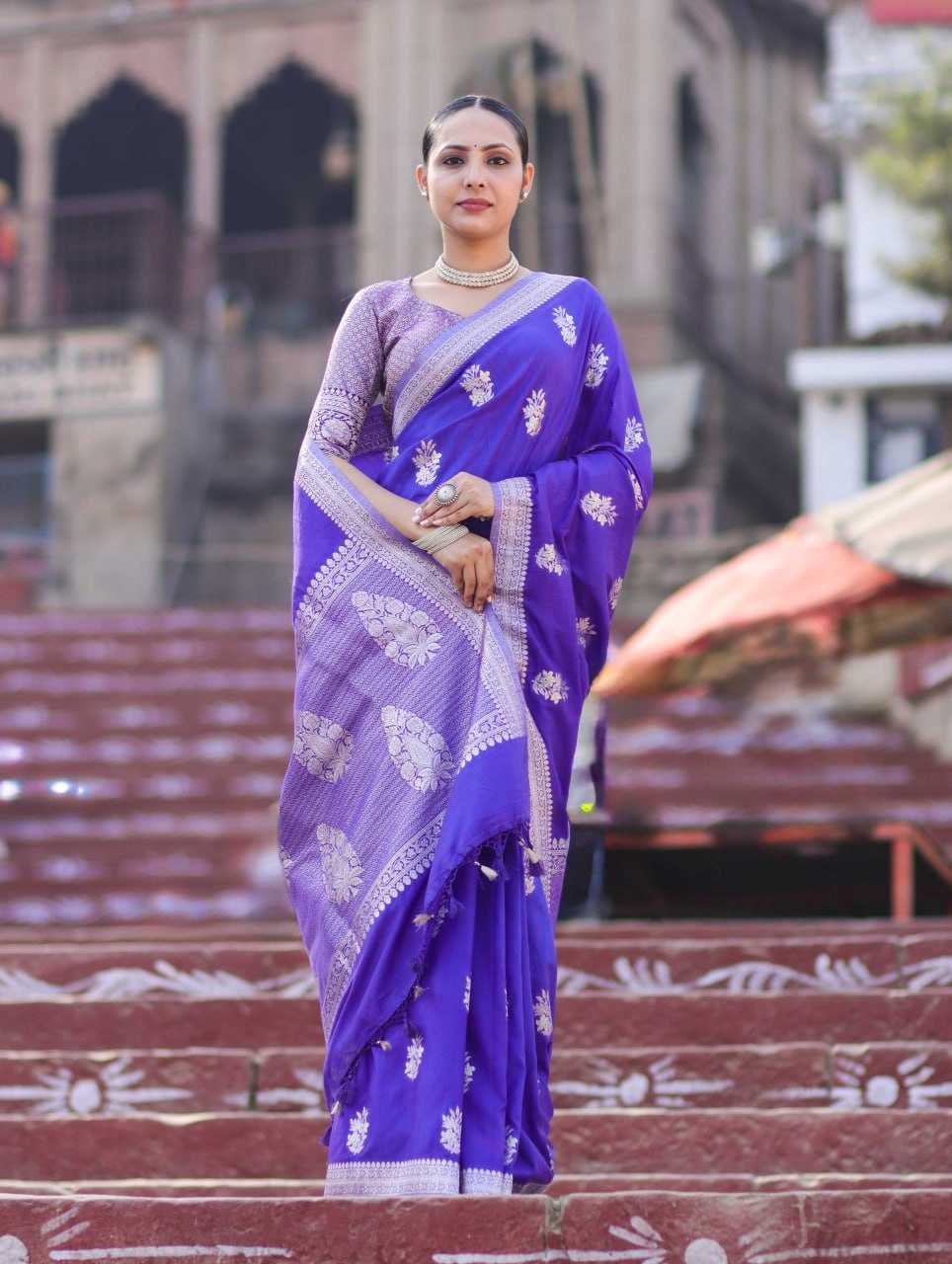 Ynf Banarasi Soft Silk KESH742 15 Sarees Wholesale Traditional Sarees Festive Sarees Zari Sarees Manufacturer- Kapda Export