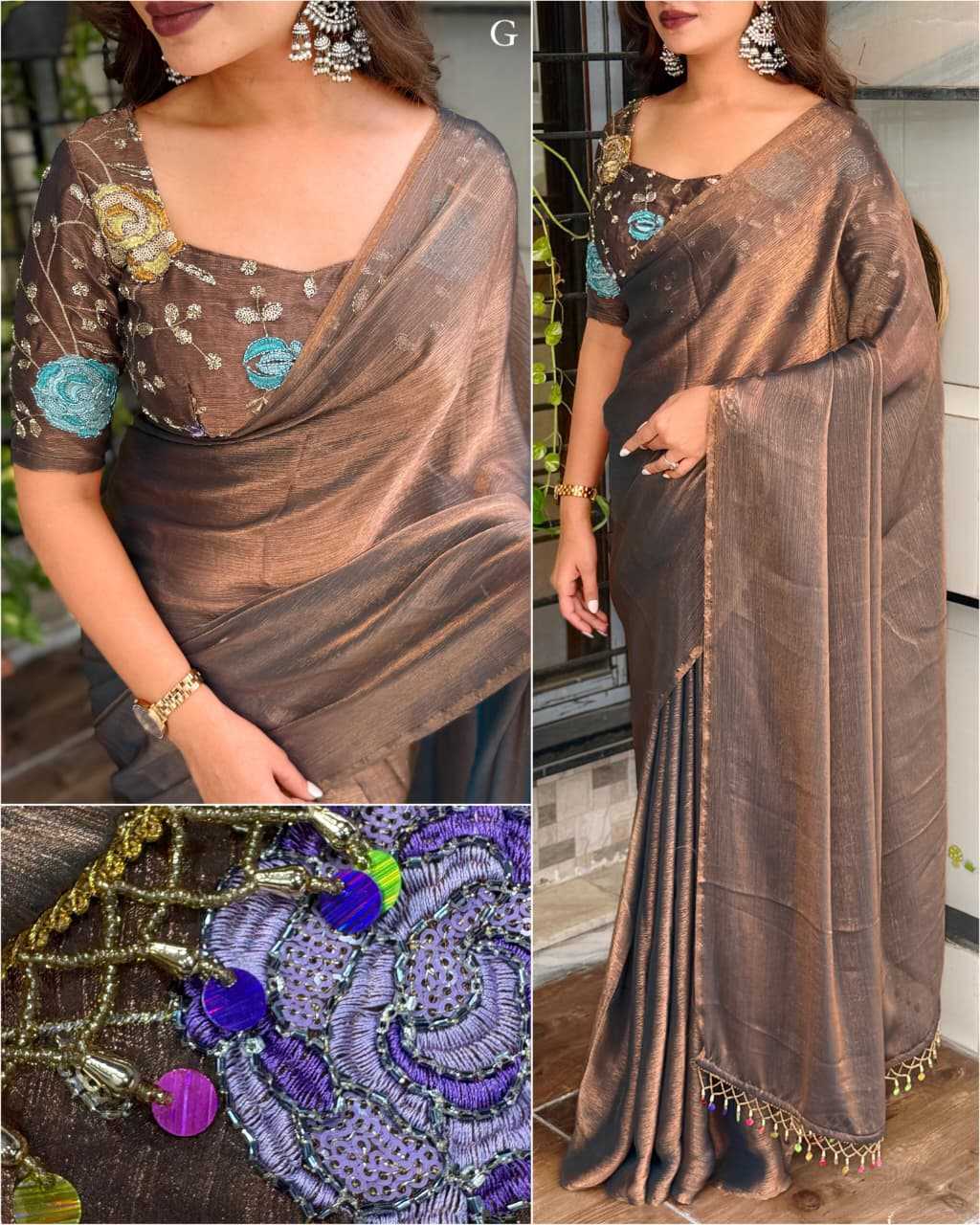 Ynf Chiffon KESH501 Celebration Sarees Wholesale Designer Sarees Sequin Sarees Chiffon Sarees Manufacturer- Kapda Export