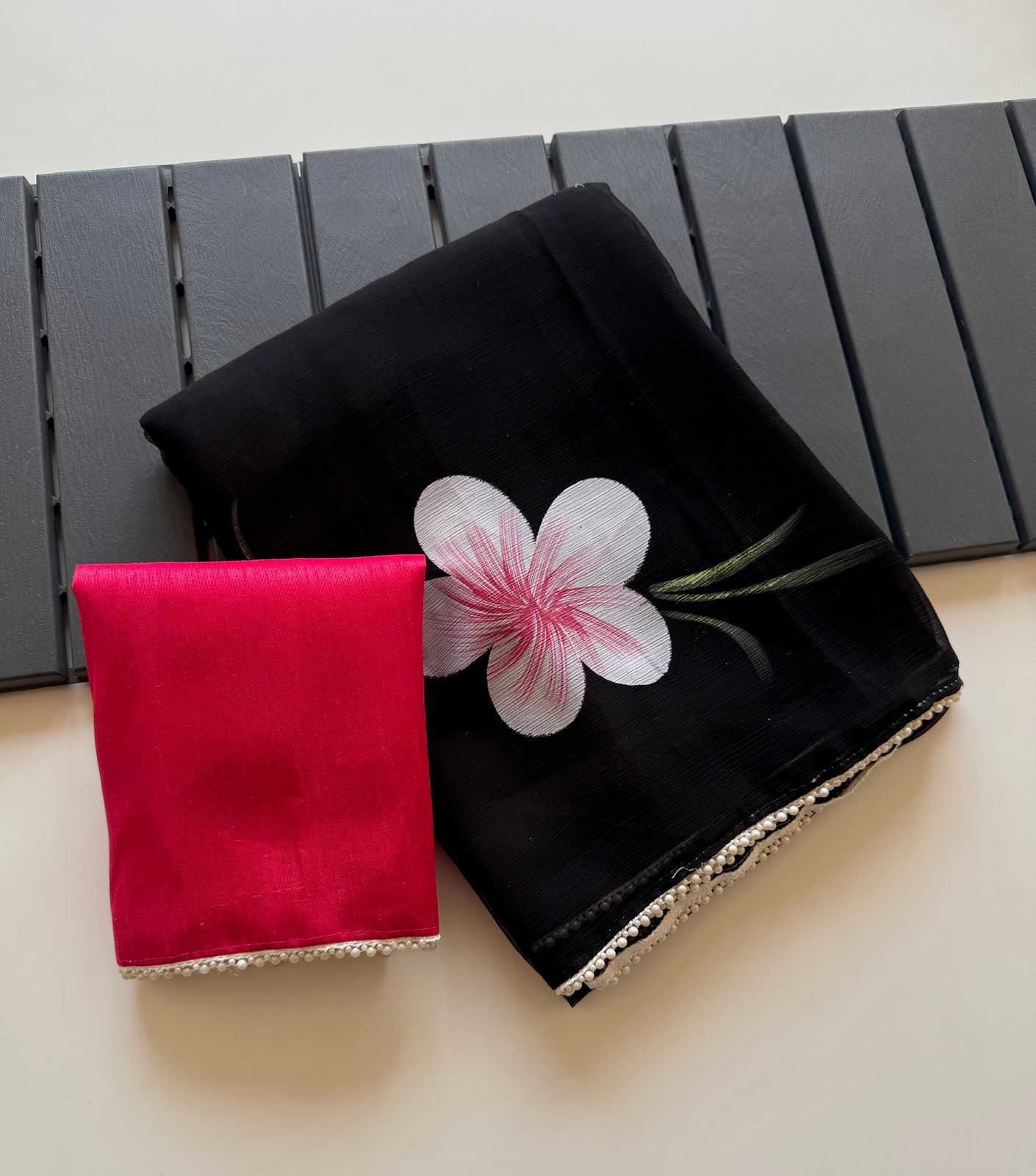 Ynf Chiffon KESH681 MOTIBLACK Sarees Wholesale Designer Sarees Printed Sarees Chiffon Sarees Manufacturer- Kapda Export