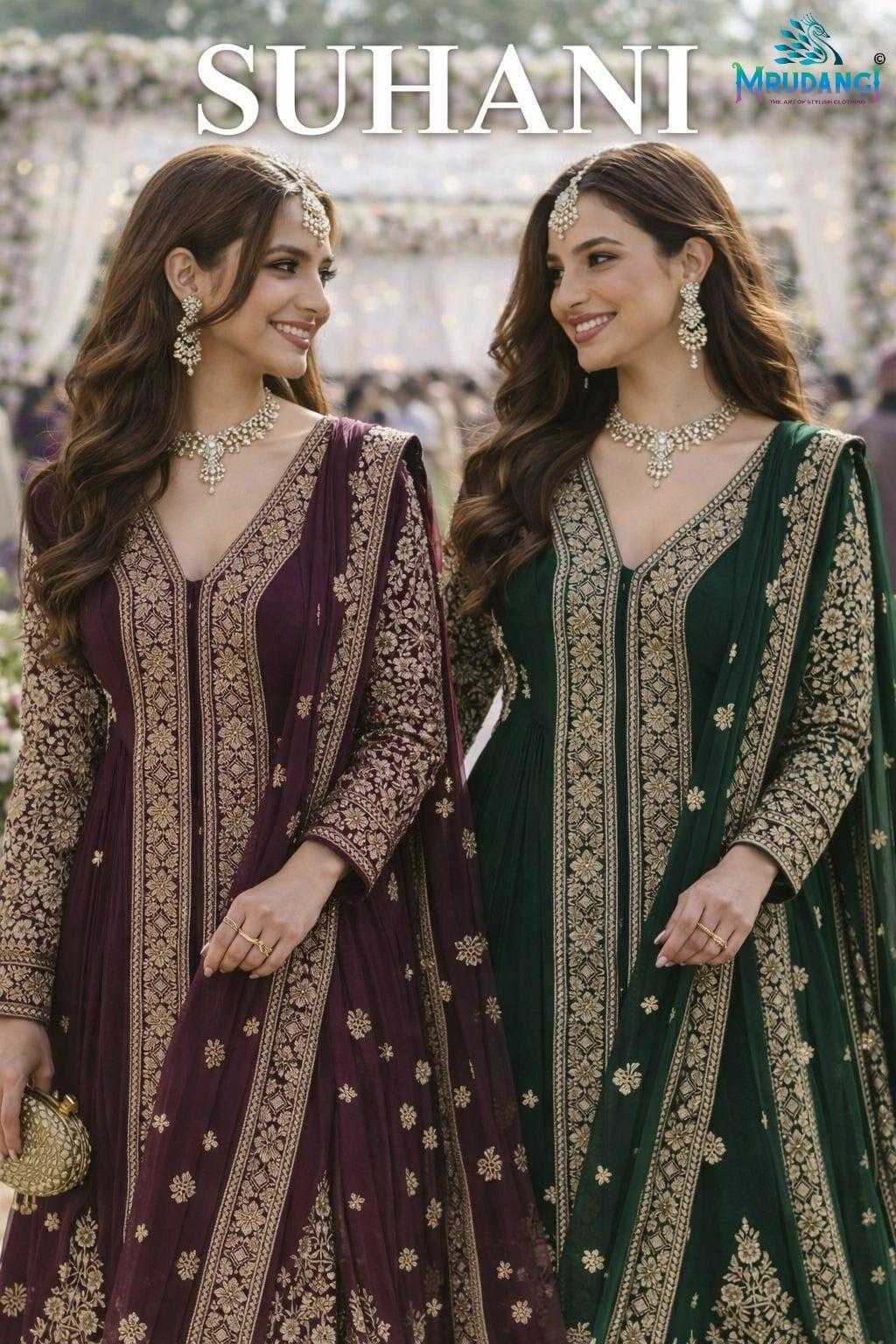 Ynf Chinon KESH481 SUHANI Suits & Dresses Wholesale Party wear suits Wedding Suits Embroidered Suits Manufacturer- Kapda Export