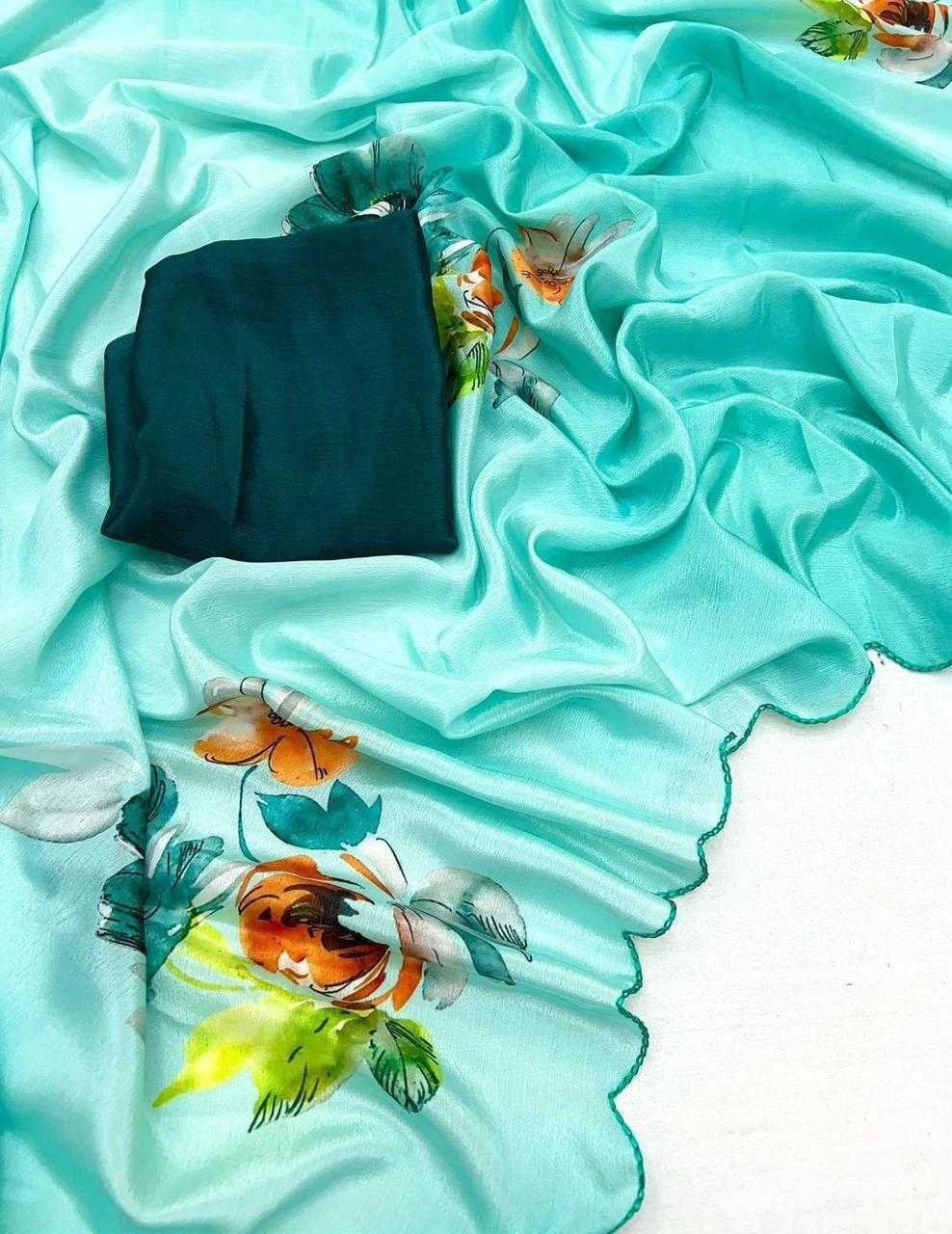 Ynf Chinon KESH681 Bareli Sarees Wholesale Designer Sarees Printed Sarees Chiffon Sarees Manufacturer- Kapda Export