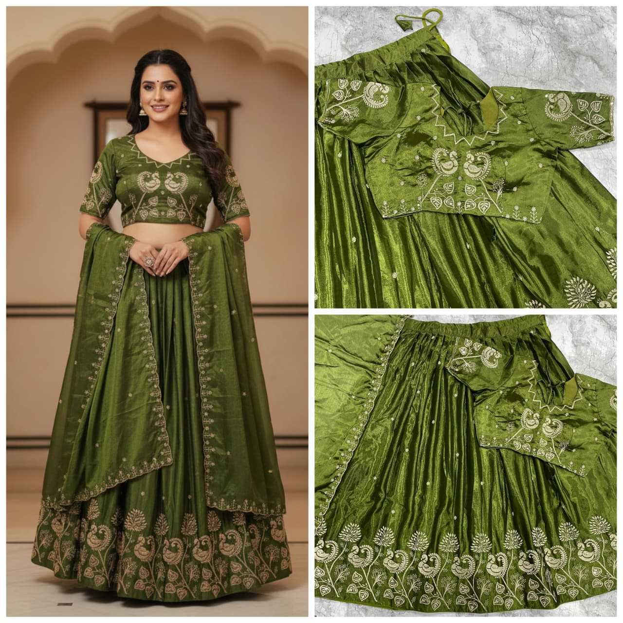 Ynf Chinon Silk KESH723 ALISHA Lehengas Wholesale Fancy Lehenga Wedding Lehenga Designer Lehenga Choli Manufacturer- Kapda Export