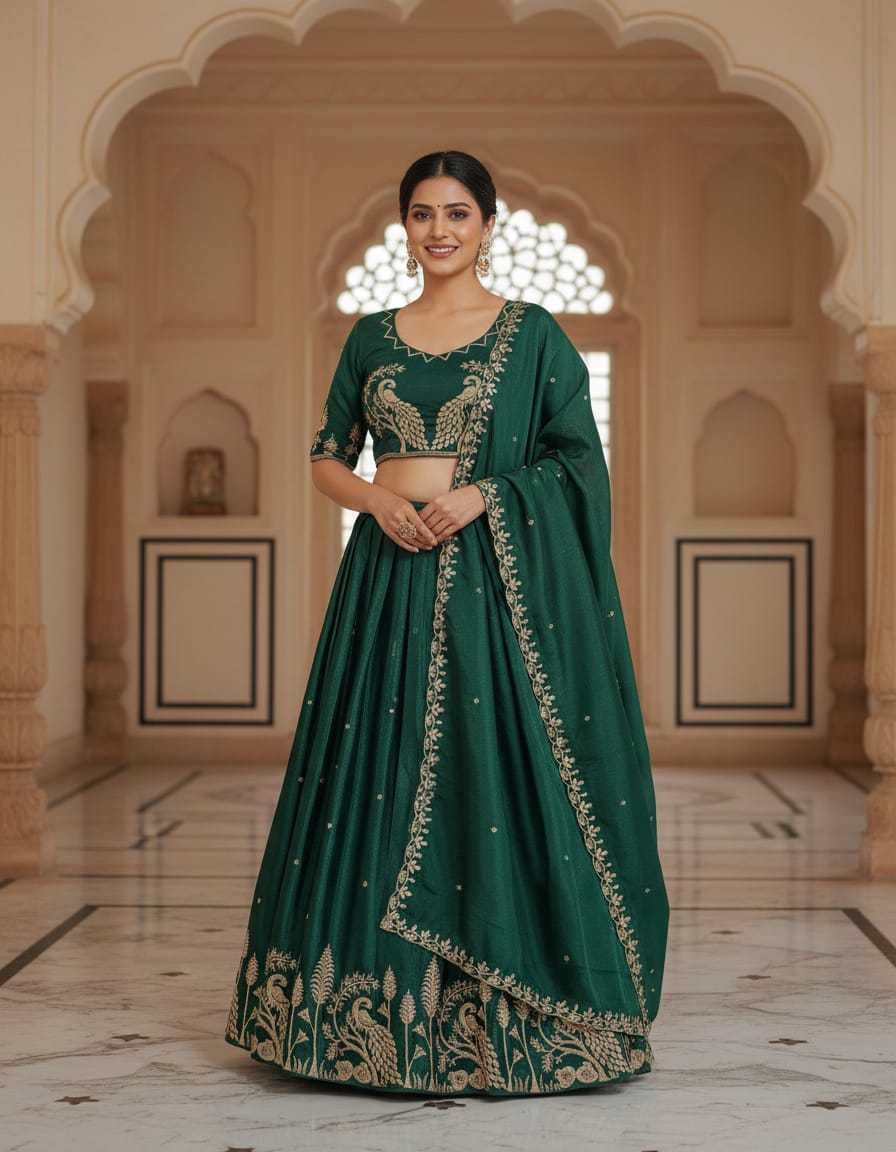 Ynf Chinon Silk KESH723 ASIF Lehengas Festive Collections Wholesale Silk Lehenga Embroidered Lehenga Lehenga With Blouse Manufacturer- Kapda Export