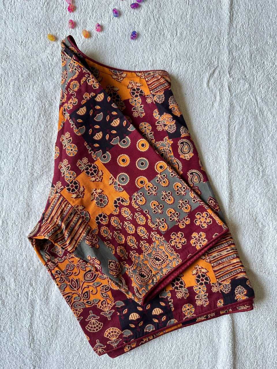 Ynf Cotton KESH426 6060 (01) Readymade Blouses Festive Collections Wholesale Cotton Blouse Fashion Blouse Navratri Blouses Manufacturer- Kapda Export