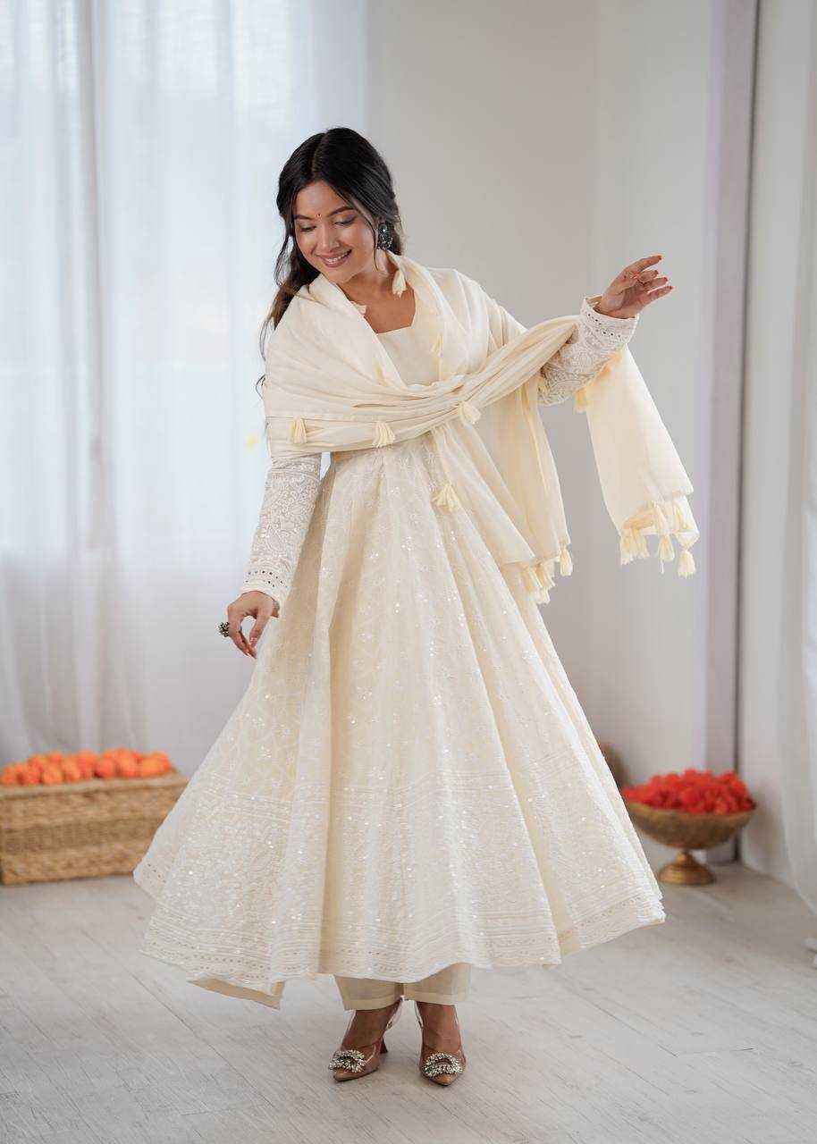 Ynf Cotton KESH499 5332 Gowns Festive Collections Wholesale Anarkali Gown Designer Gowns Onam Collections Manufacturer- Kapda Export