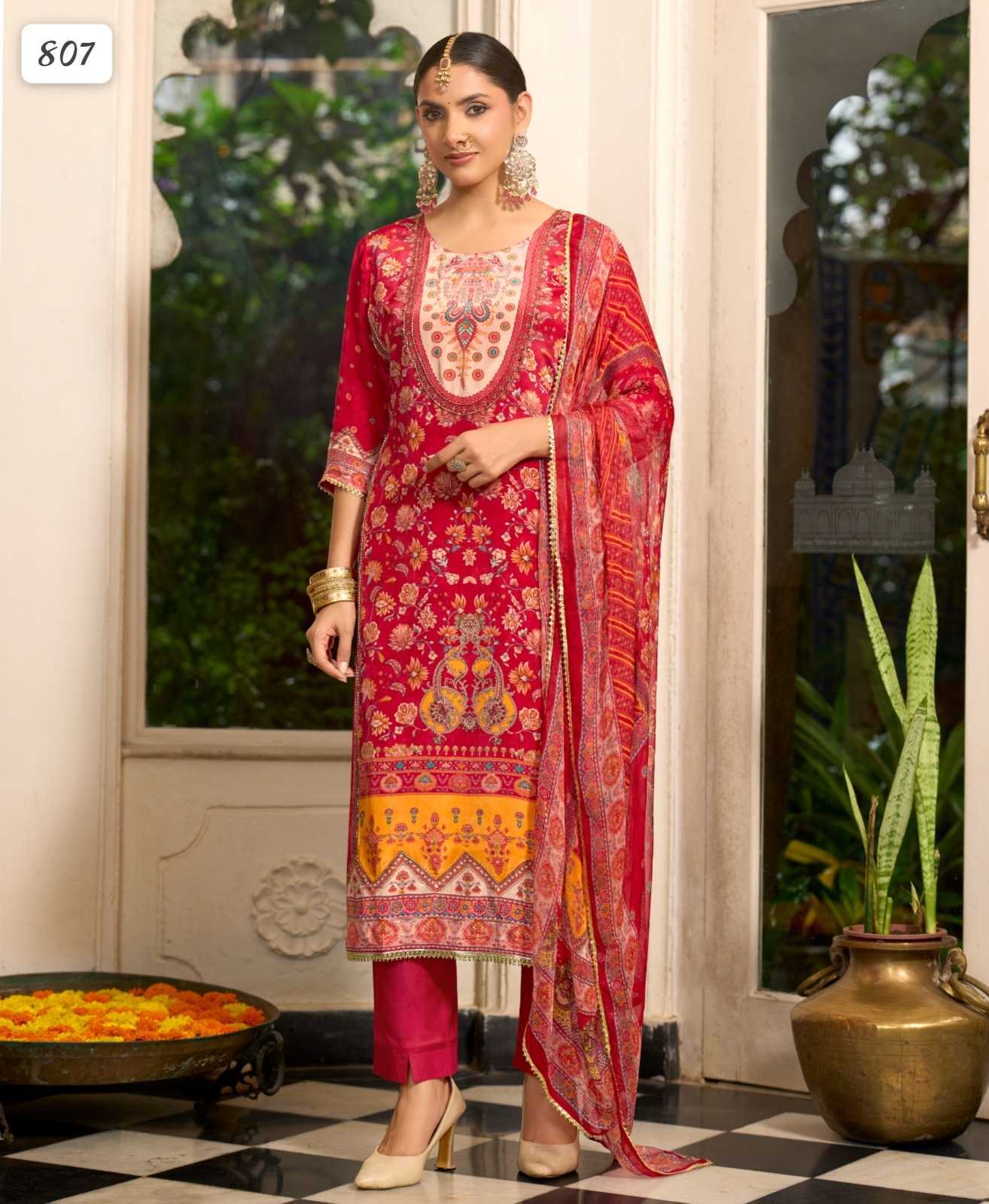 Ynf Crepe KESH530 Natural Crep Kurti Wholesale Designer Kurtis Printed Kurtis Straight Kurtis Manufacturer- Kapda Export