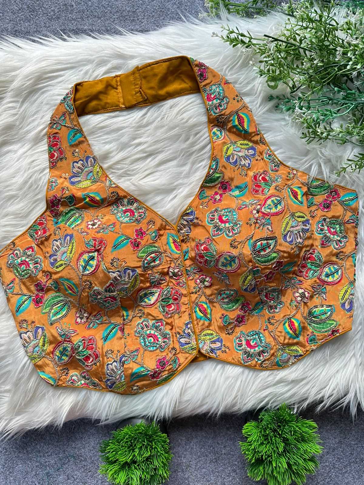 Ynf Crepe KESH728 105 Readymade Blouses Festive Collections Wholesale Printed Blouse Designer Blouse Fashion Blouse Manufacturer- Kapda Export