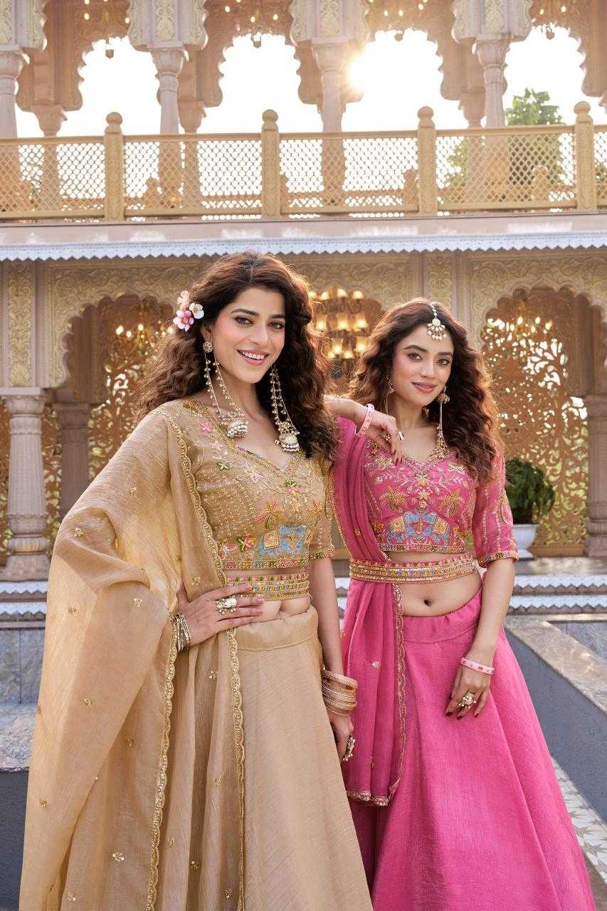 Ynf Crunchi KESH498 160 Lehengas Wholesale Designer Lehenga Bridal Lehenga Wedding Lehenga Manufacturer- Kapda Export