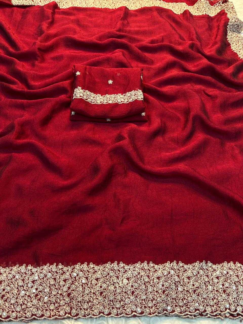 Ynf Crush Silk KESH691 128 Sarees Festive Collections Wholesale Sequins Work Saree Silk Sarees Sarees With Blouse Manufacturer- Kapda Export