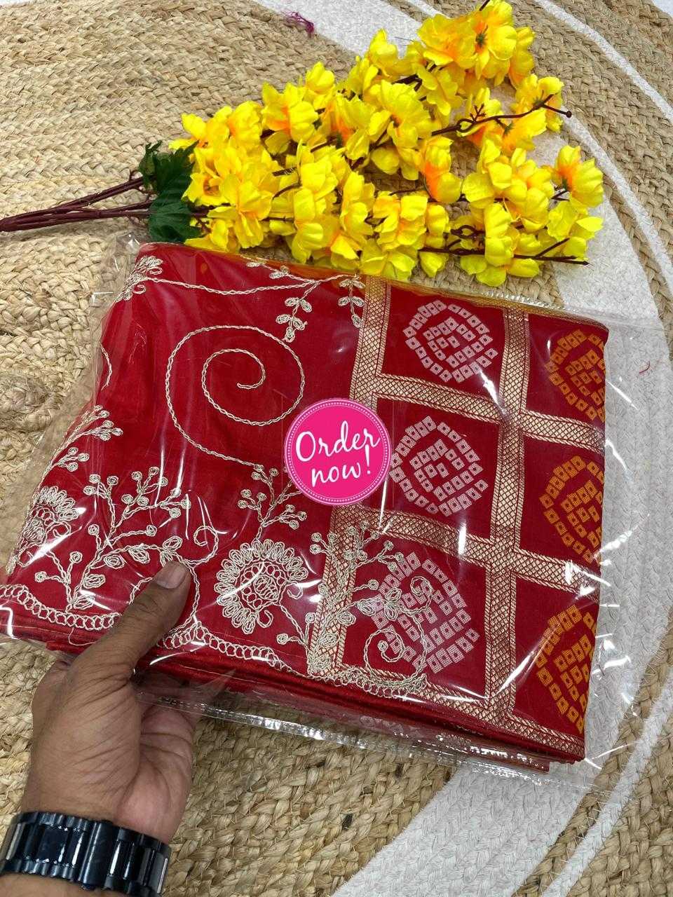 Ynf Dola Silk KESH514 Bandhej Sarees Wholesale Bandhani Bandhej Sarees Traditional Sarees Festive Sarees Manufacturer- Kapda Export