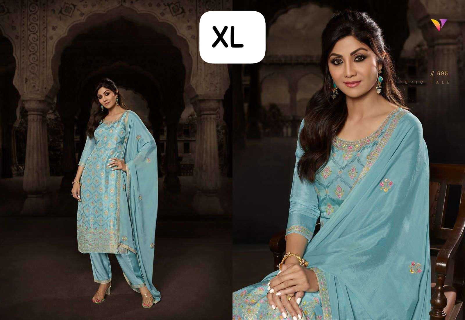 Ynf Dola Silk KESH530 Vinay SHILPA VOL 4 Suits & Dresses Wholesale Party wear suits Designer Suits Embroidered Suits Manufacturer- Kapda Export