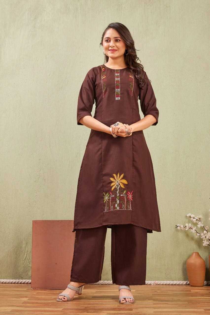 Ynf Fancy KESH654 ANITA Suits & Dresses Western Wears Wholesale Co-ord Set Casual Dresses Embroidered Dresses Manufacturer- Kapda Export