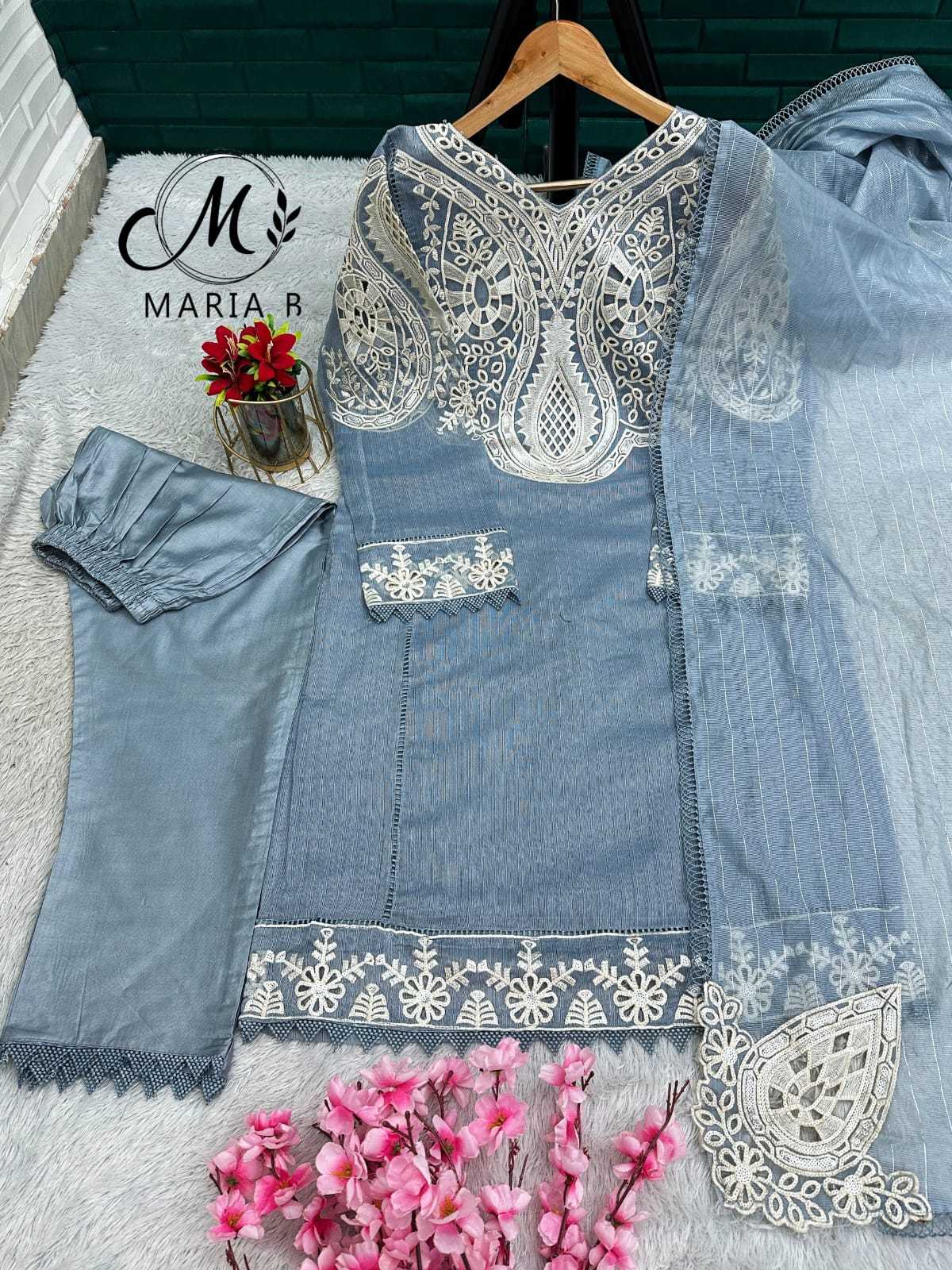 Ynf Fancy KESH677 MARIA 211 Suits & Dresses Wholesale Alia Cut Suits Embroidery Suits Designer Suits Manufacturer- Kapda Export