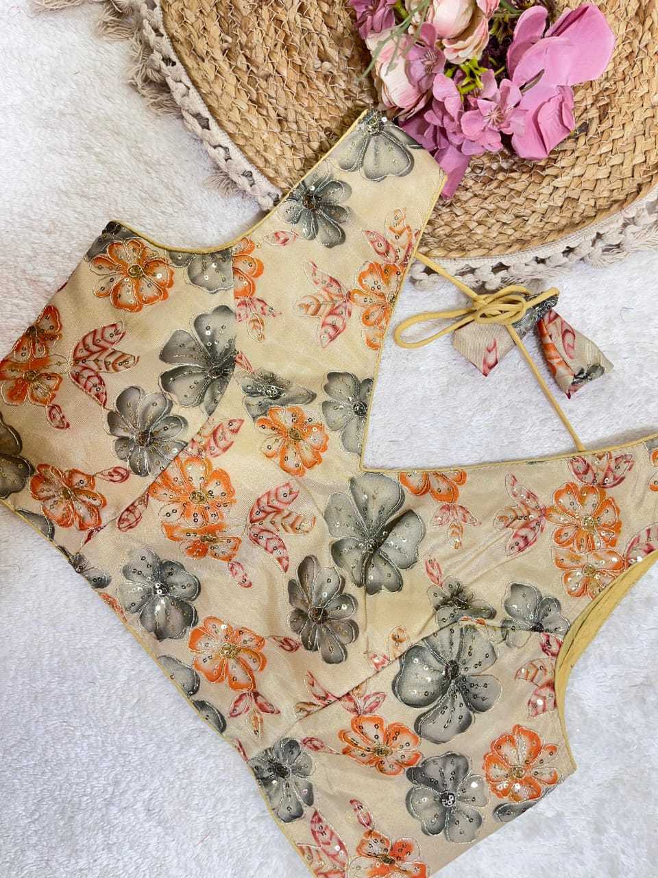 Ynf Fancy KESH728 111 Readymade Blouses Festive Collections Wholesale Printed Blouse Party Wear Blouse Fashion Blouse Manufacturer- Kapda Export