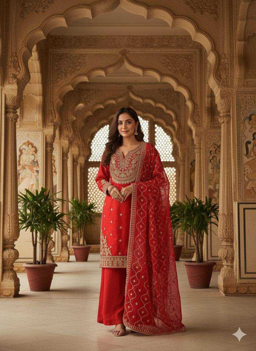 Ynf FENDY KESH678 2068 Suits & Dresses Wedding Collections Wholesale Embroidery Suits Palazzo Suit Wedding Outfits Manufacturer- Kapda Export