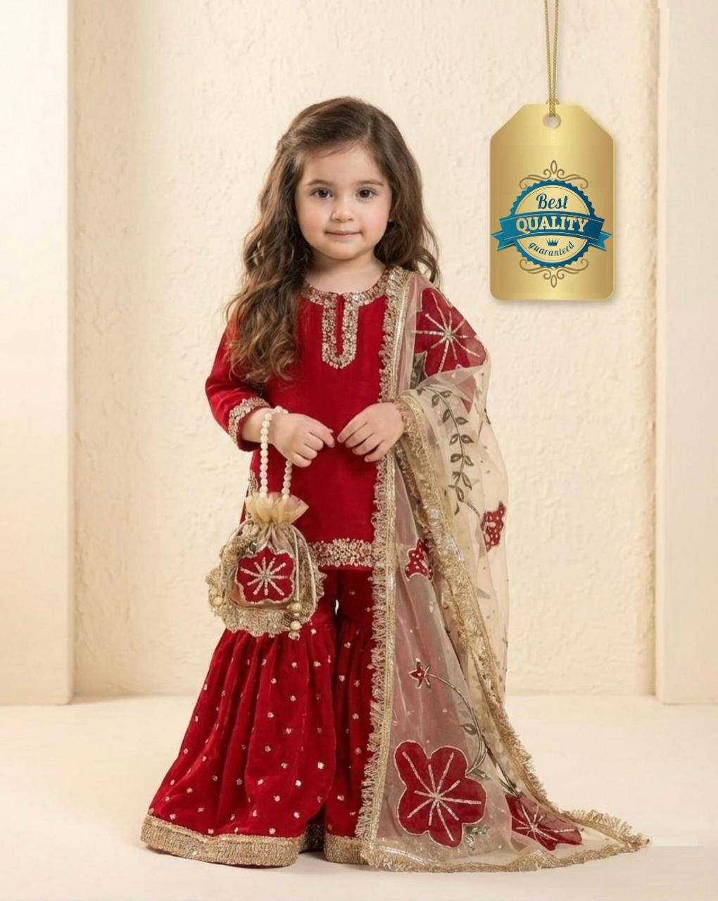 Ynf FENDY Silk KESH415 240 Kids Wear Wholesale Kids Ethnic Wear Kids Traditional Outfits Kids Wedding Outfits Manufacturer- Kapda Export