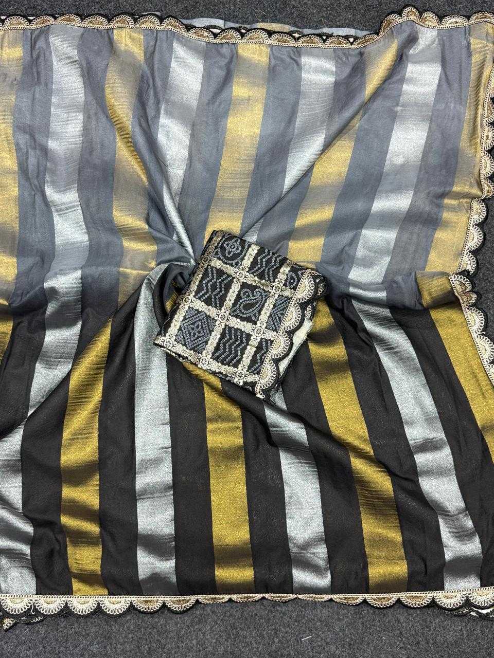 Ynf Georgette KESH484 101 Sarees Festive Collections Wholesale Georgette Sarees Tissue Silk Saree Zari Sarees Manufacturer- Kapda Export