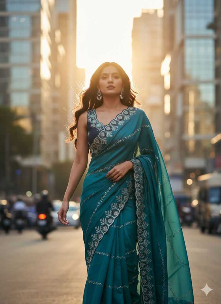 Ynf Georgette KESH613 SHEFAL Sarees Wholesale Designer Sarees Georgette Sarees Branded Sarees Manufacturer- Kapda Export