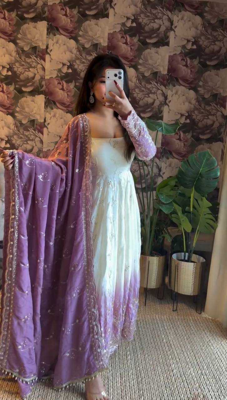 Ynf Georgette RIN162 5986 Suits & Dresses Wholesale Anarkali Suits Party wear suits Wedding Suits Manufacturer- Kapda Export