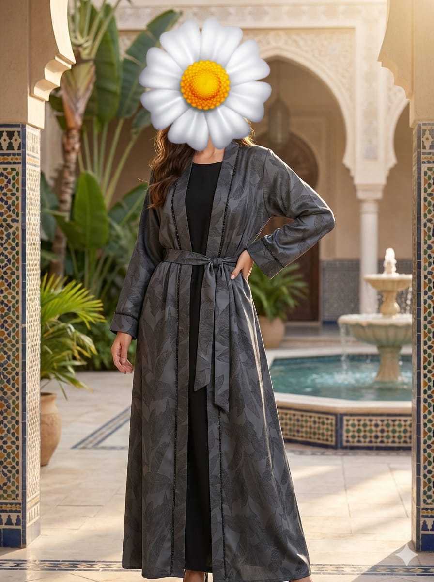 Ynf Imported KESH557 JEKARD Islamic Clothing Wholesale Abaya Hijab Manufacturer- Kapda Export