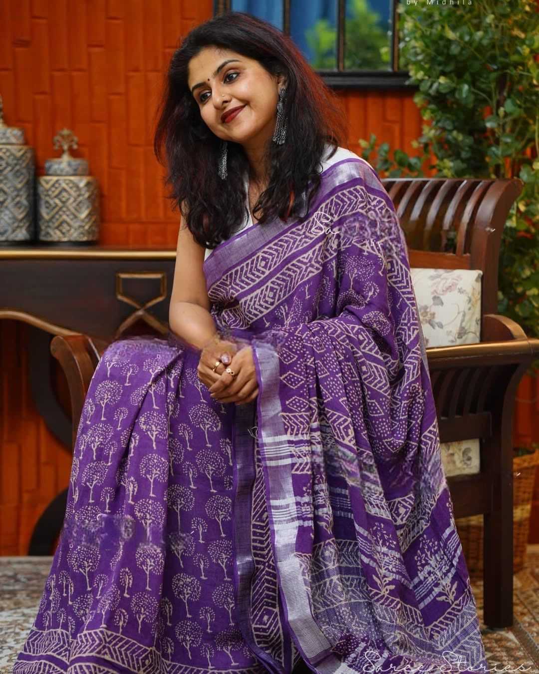 Ynf Linen KESH690 Raazhi Sarees Wholesale Linen Sarees Casual Sarees Office Wear Sarees Manufacturer- Kapda Export