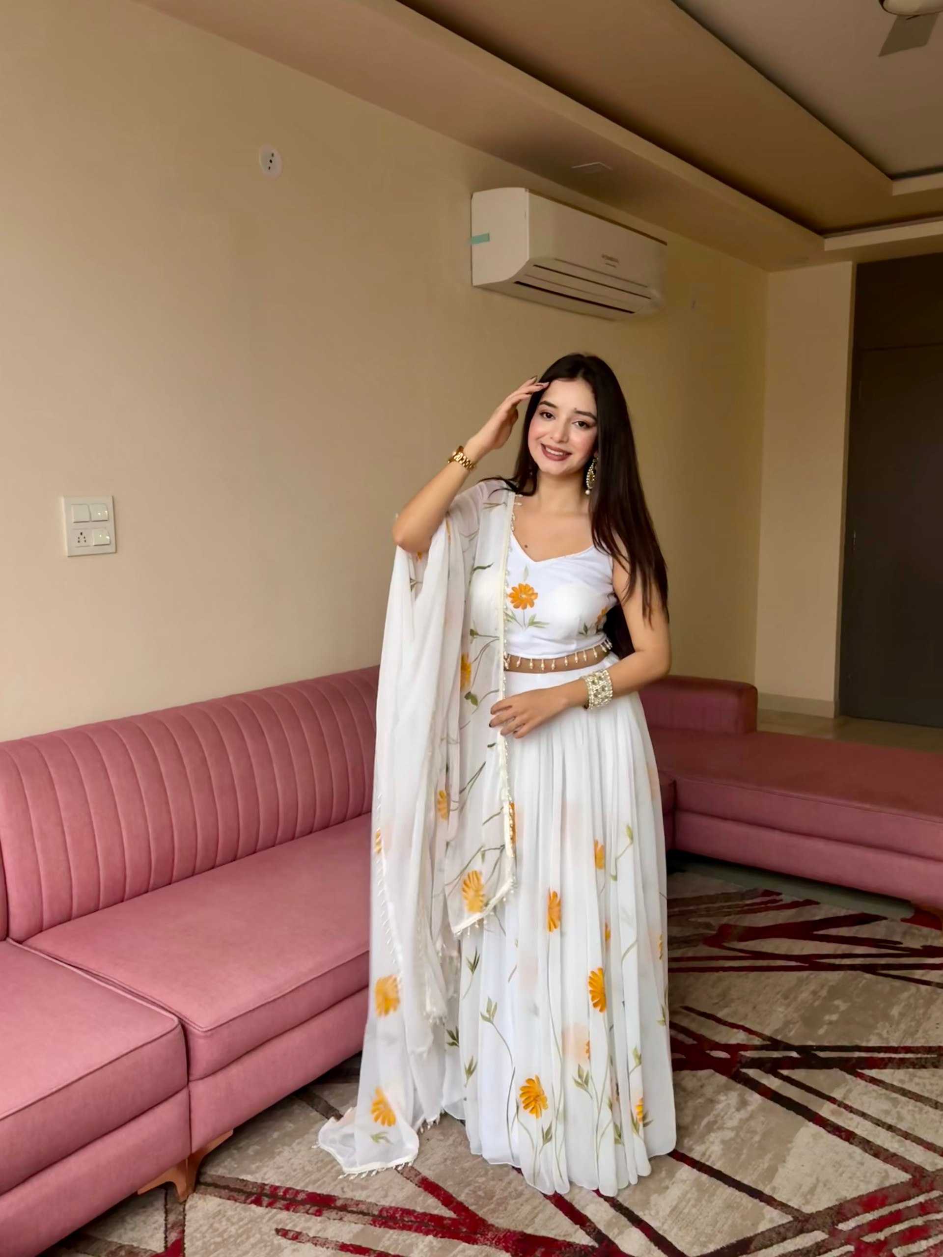 Ynf Organza KESH522 106 Lehengas Wholesale Designer Lehenga Traditional Lehenga Floral Lehenga Manufacturer- Kapda Export