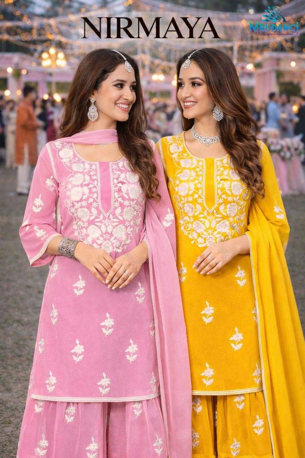 Ynf Premium Georgette KESH481 MRUDANGI NIRMAYA 836 Suits & Dresses Wholesale Georgette Suit Embroidered Suits Ethnic Dresses Manufacturer- Kapda Export