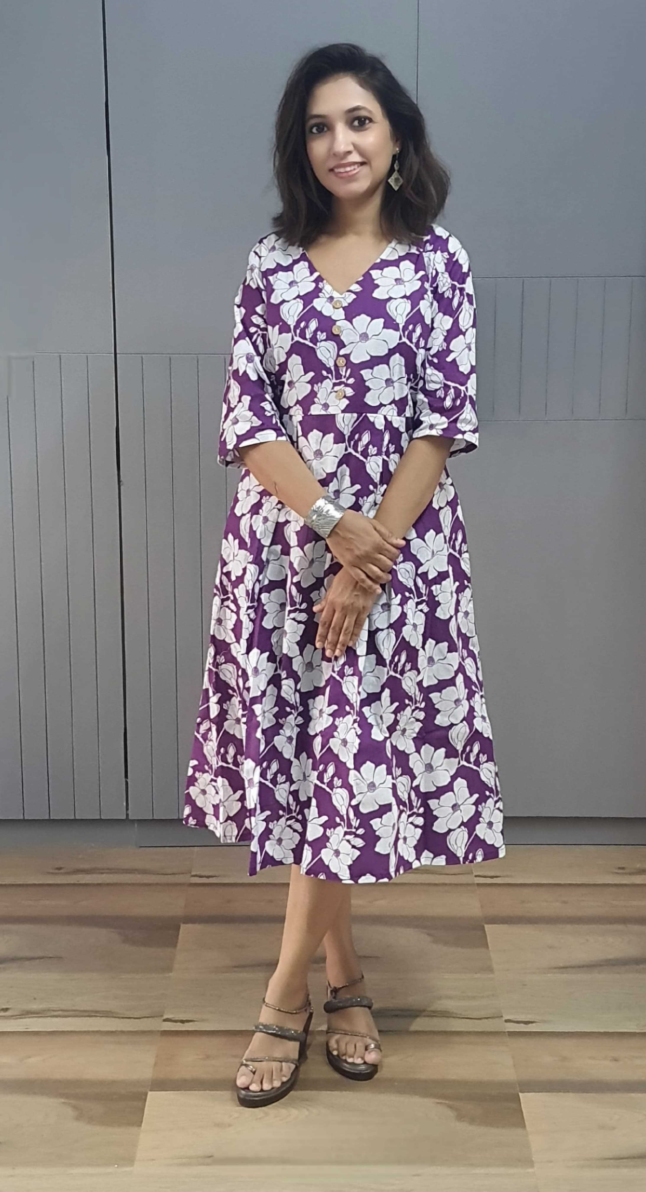 Ynf Pure Cotton KESH585 Good Suits & Dresses Wholesale Designer dresses A-Line Dresses Printed Dresses Manufacturer- Kapda Export