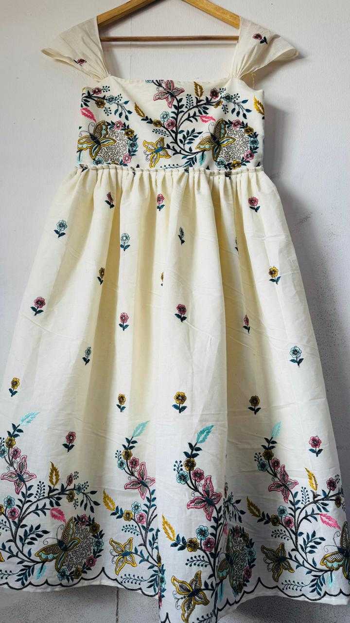 Ynf Pure Cotton KESH622 CORA COTTONSKIRT Kids Wear Wholesale Kids Frocks Girls Cotton Frocks Kids Ethnic Wear Manufacturer- Kapda Export