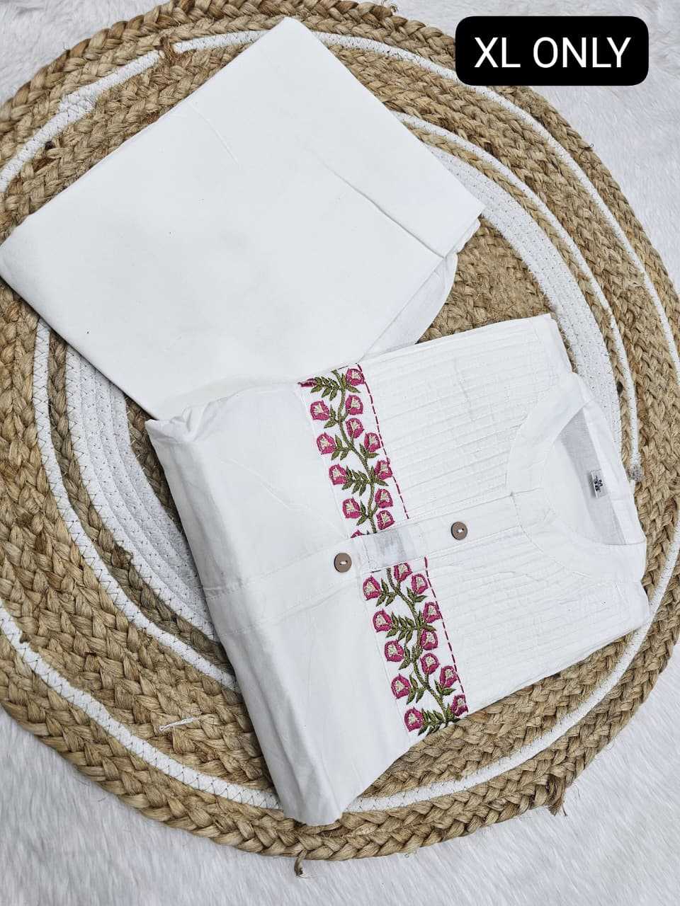 Ynf Pure Cotton KESH720 FANCY Kurti Wholesale Mirror Work Kurti Fancy Kurti Kurti With Palazzo Manufacturer- Kapda Export