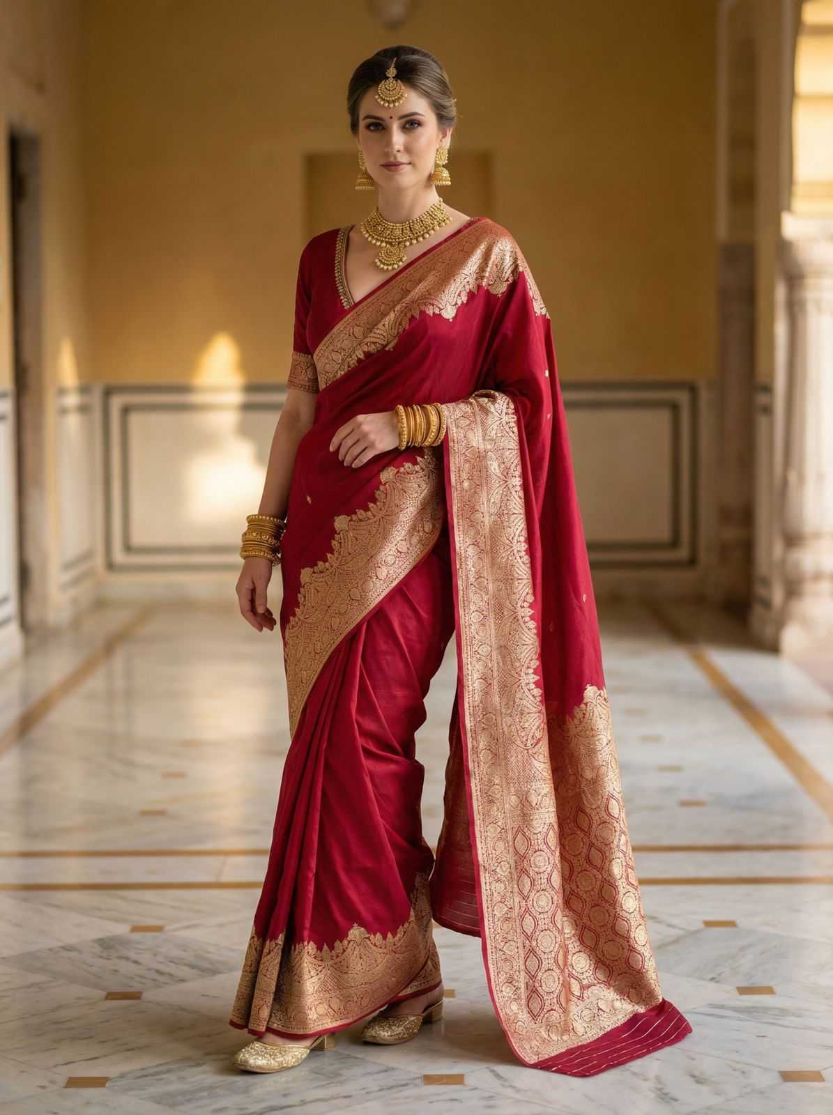 Ynf Pure Silk KESH672 plain body Silk Sarees Wholesale Handloom Sarees Designer Silk Sarees Kanchipuram Silk Sarees Manufacturer- Kapda Export