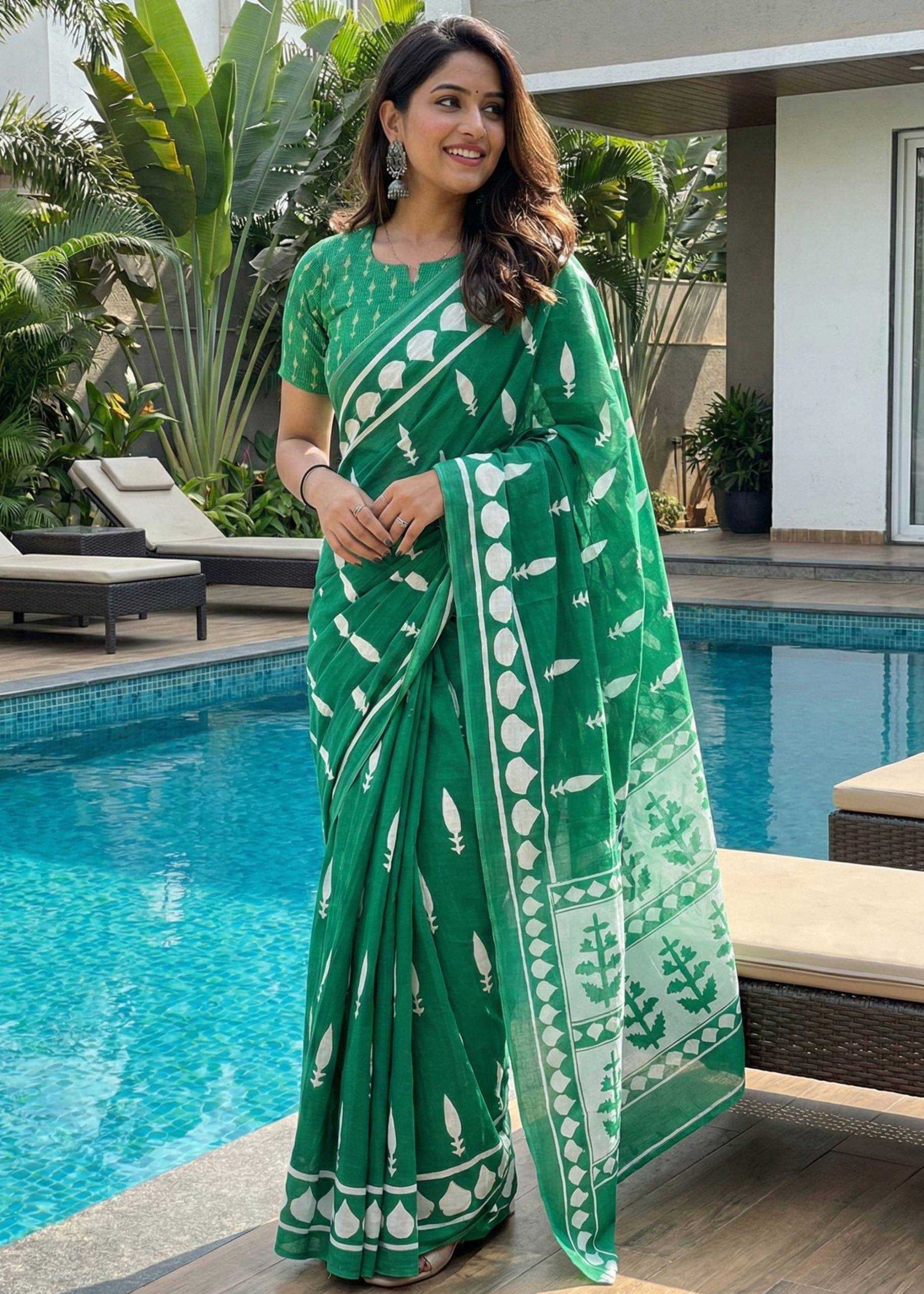 Ynf Pure Soft RIN229 NAMITA Sarees Wholesale Printed Sarees Indian Sarees Cotton Sarees Manufacturer- Kapda Export