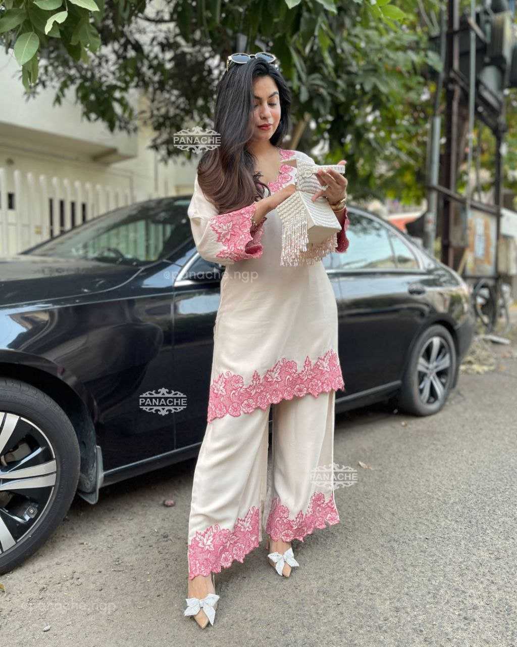 Ynf Rayon KESH654 Karachi Western Wears Wholesale Co-ord Set Manufacturer- Kapda Export