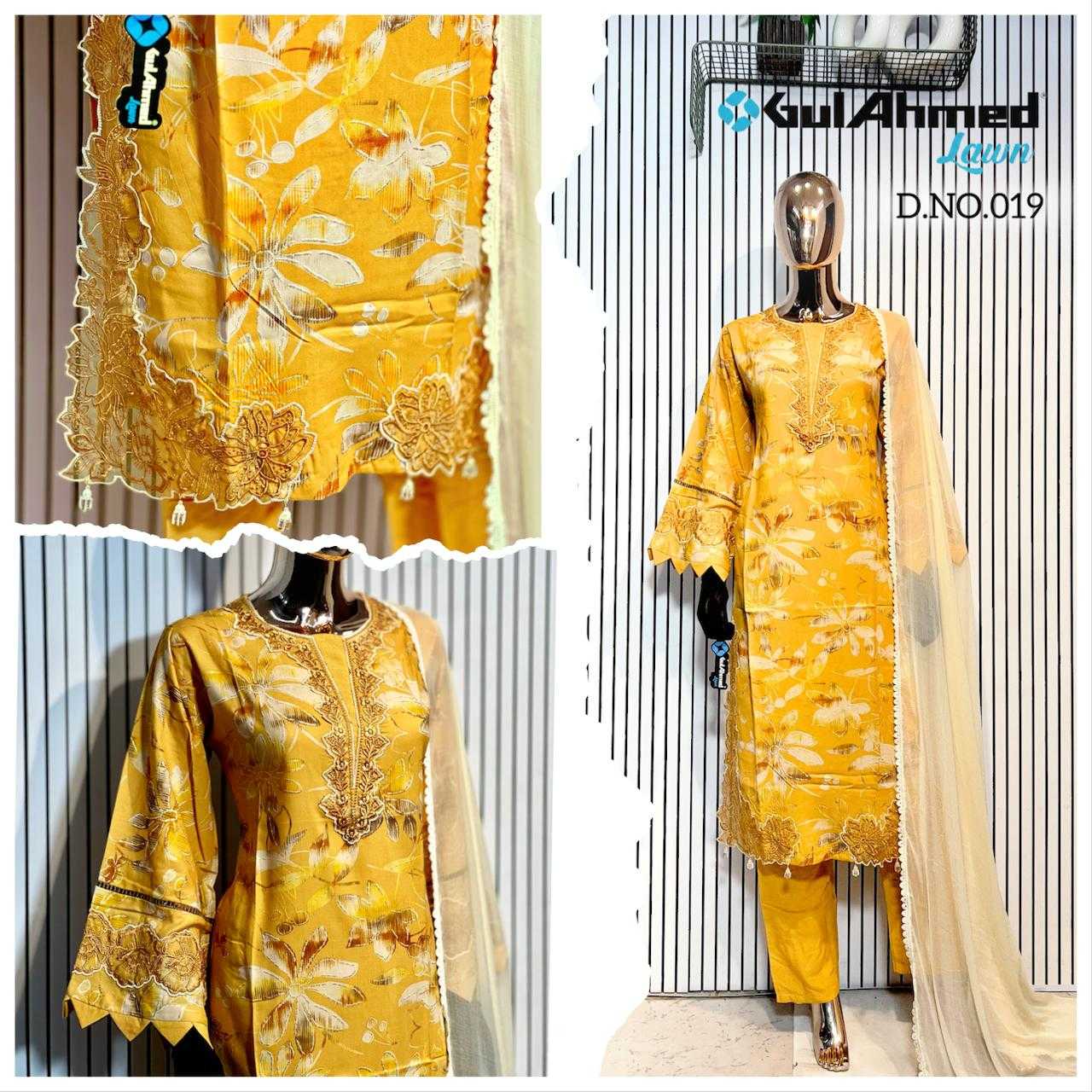 Ynf Reyon Cotton KESH557 019 Suits & Dresses Wholesale Printed Suits Embroidery Suits Designer Suits Manufacturer- Kapda Export