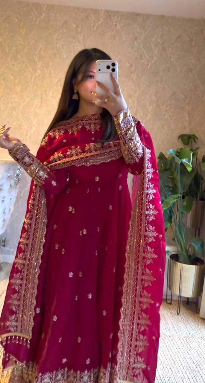 Ynf Satin Silk KESH159 639 Gowns Wholesale Anarkali Gown Designer Gowns Silk Gowns Manufacturer- Kapda Export