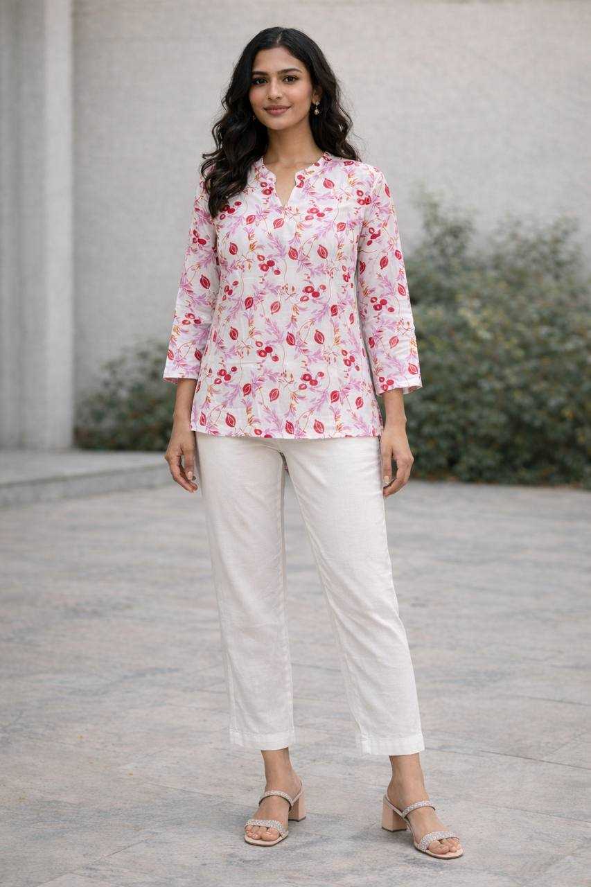 Ynf Slub Reyon KESH175 Mayurika top Suits & Dresses Western Wears Wholesale Tops Printed Dresses Indo-Western Dresses Manufacturer- Kapda Export