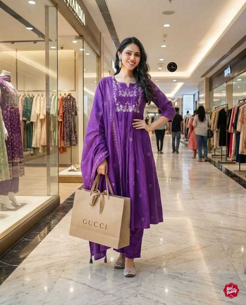 Ynf Slub Reyon KESH536 AALISHA Kurti Wholesale Festive Kurtis Party Wear Kurtis Purple Kurtis Manufacturer- Kapda Export