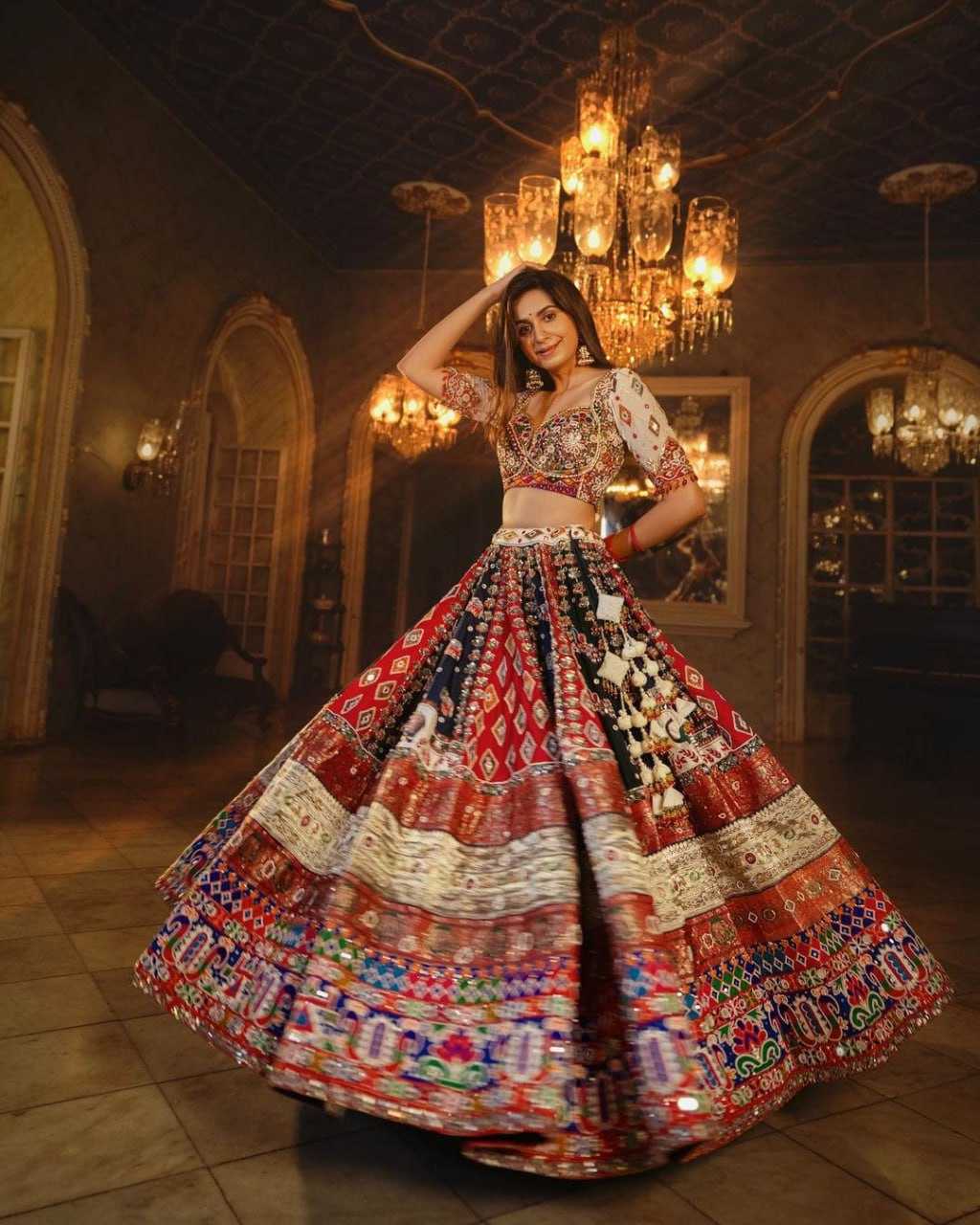 Ynf Soft Butter Silk RIN207 1391 Lehengas Wholesale Fancy Lehenga Silk Lehenga Printed Lehenga Manufacturer- Kapda Export