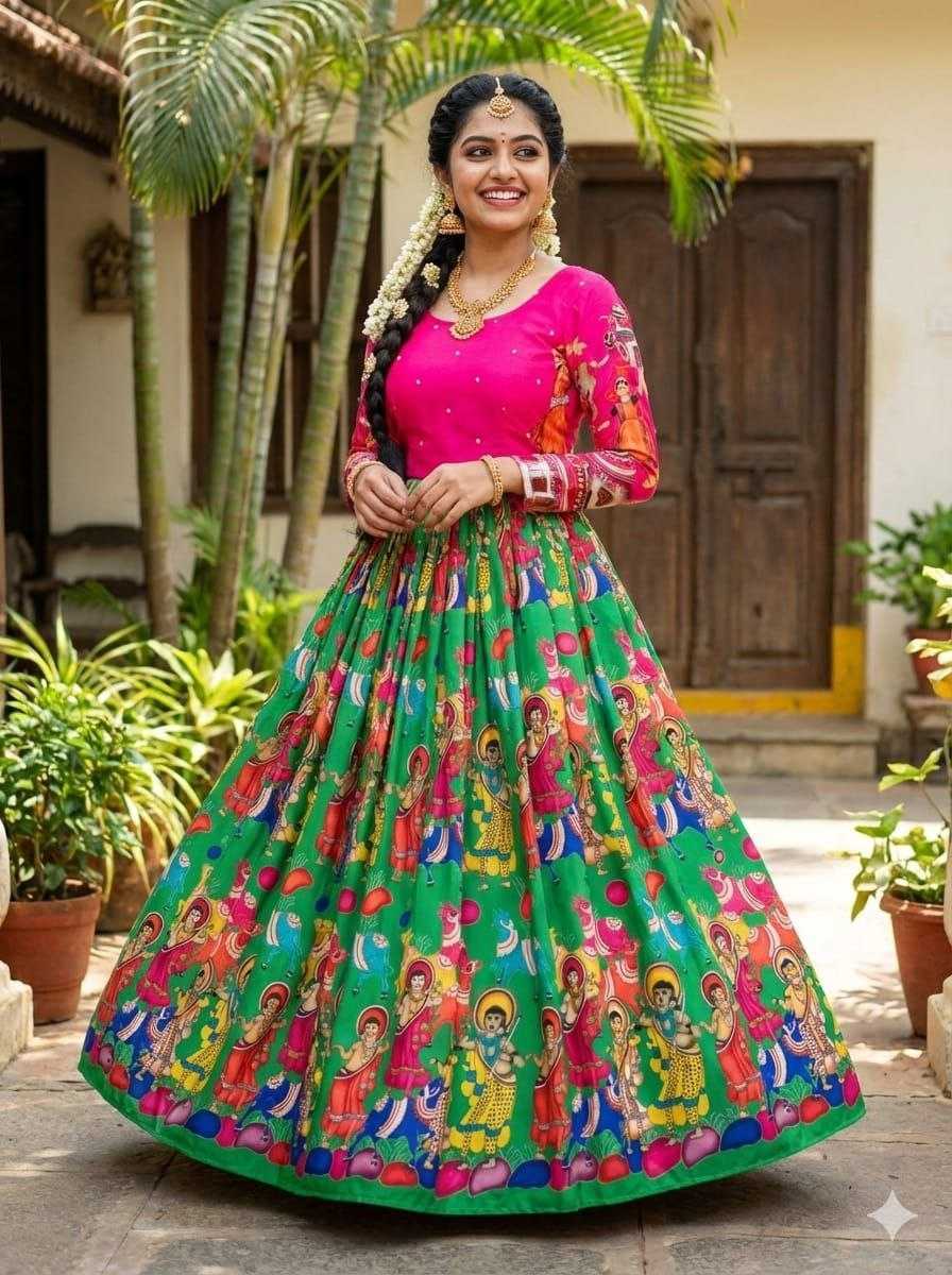Ynf Soft Dola KESH167 PRINCE Gowns Festive Collections Wholesale Printed Gowns Anarkali Gown Pongal Collections Manufacturer- Kapda Export