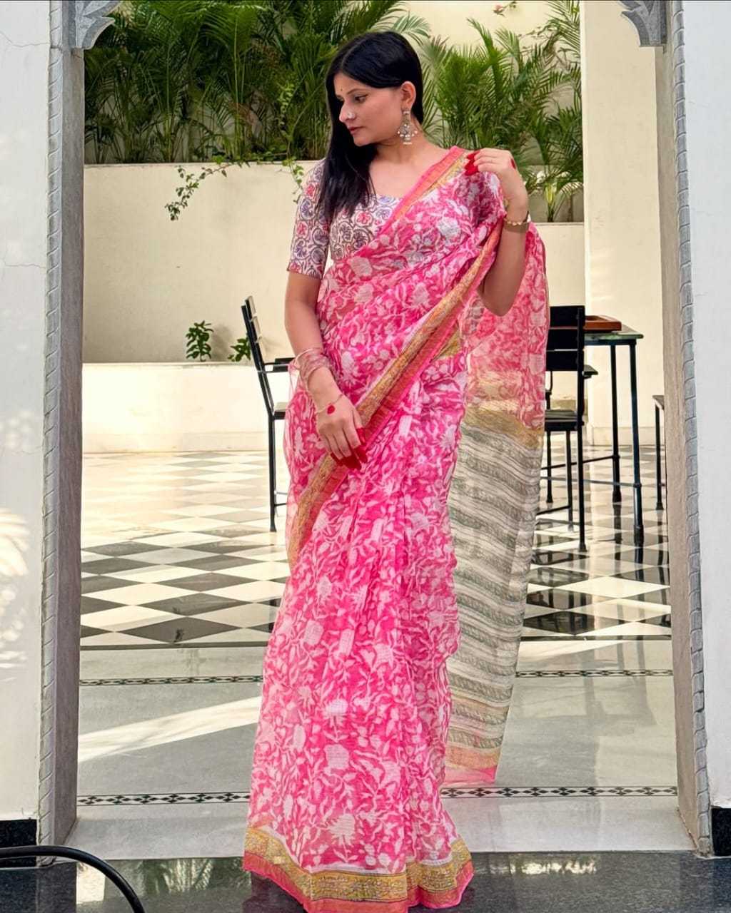 Ynf Soft Kota KESH682 104 Sarees Festive Collections Wholesale Printed Sarees Kota Doria Sarees Festive Sarees Manufacturer- Kapda Export