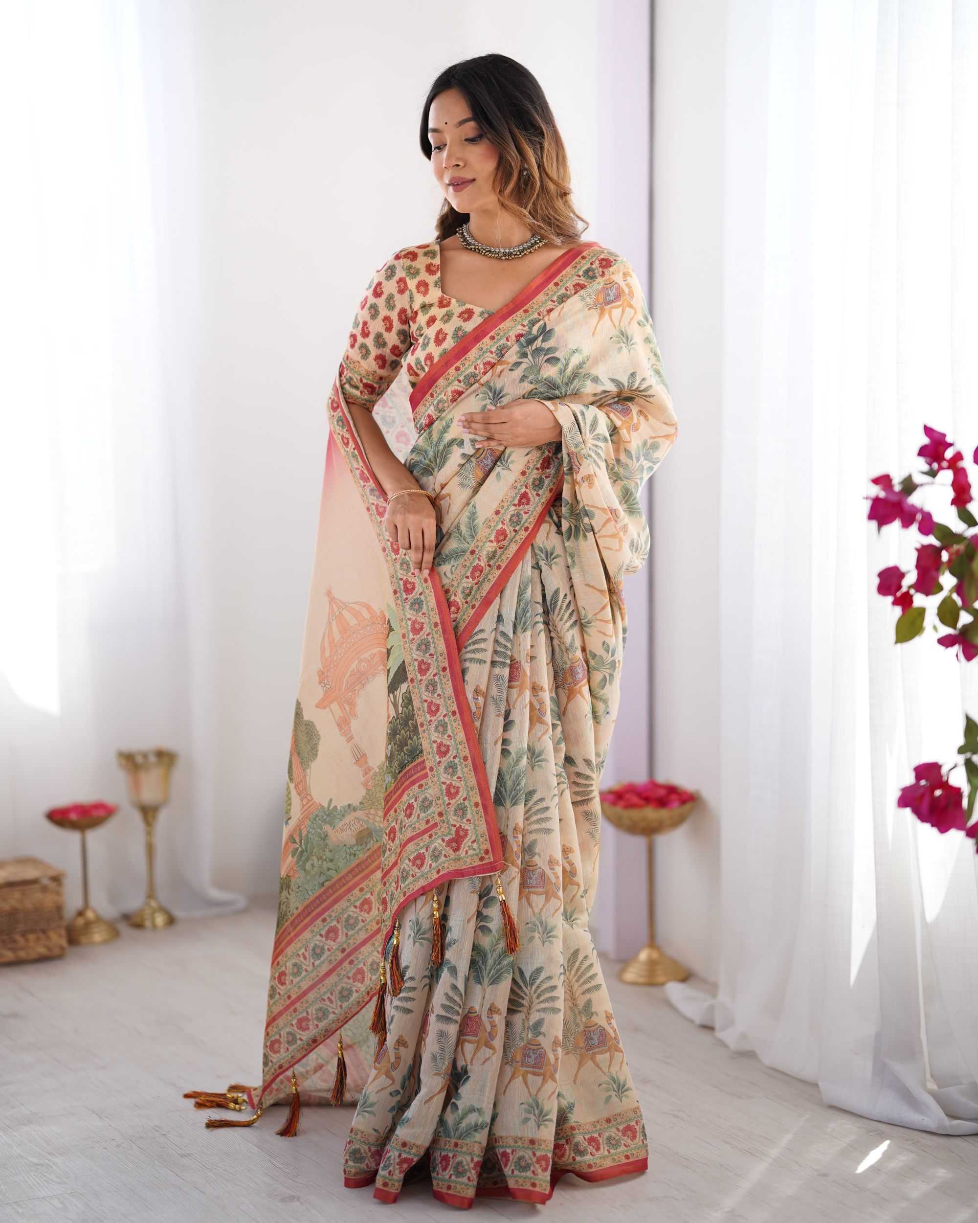 Ynf Soft Smooth KESH719 219 Sarees Wholesale Pre Draped Saree Lightweight Sarees Festive Sarees Manufacturer- Kapda Export