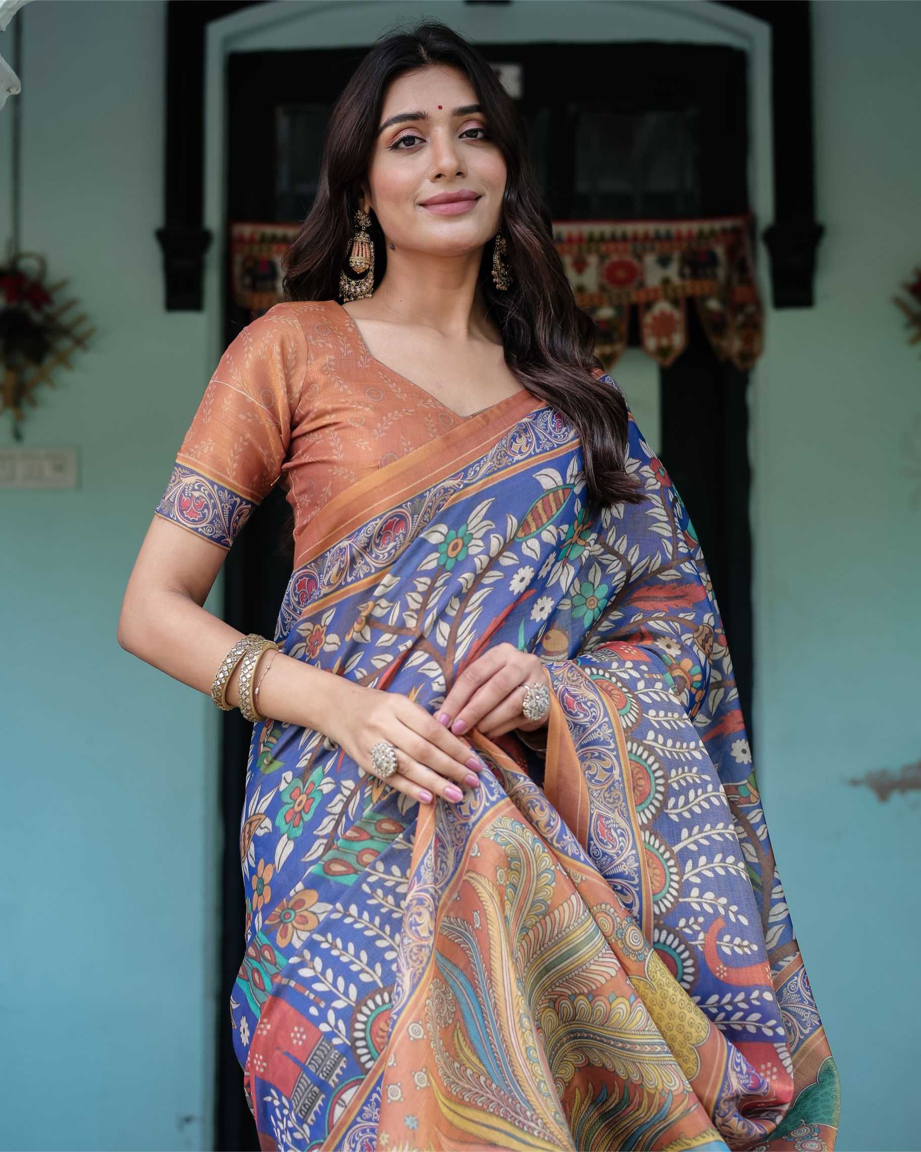 Ynf Soft Smooth KESH719 237 Sarees Wholesale Pre Draped Saree Traditional Sarees Lightweight Sarees Manufacturer- Kapda Export