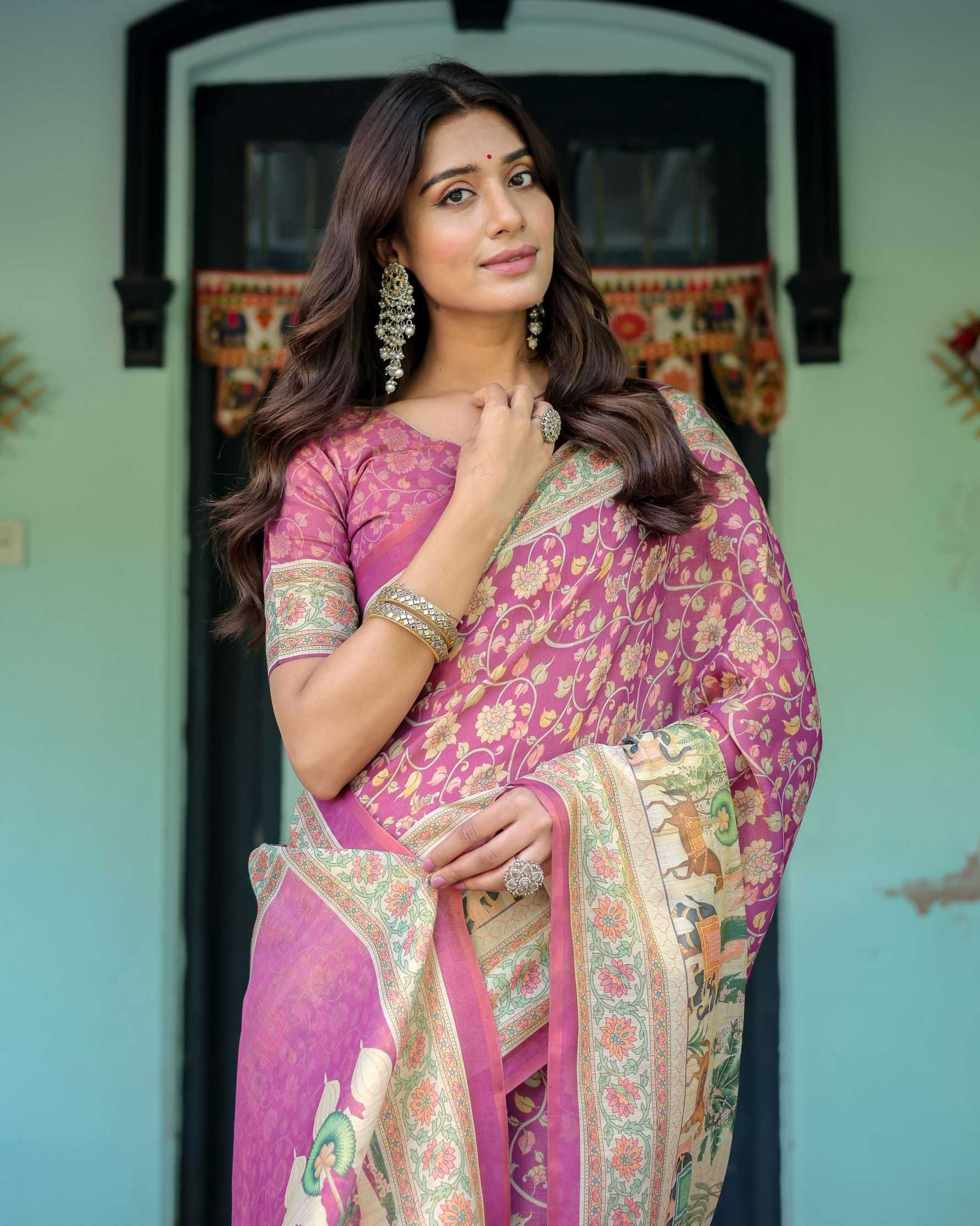 Ynf Soft Smooth KESH719 239 Sarees Wholesale Pre Draped Saree Traditional Sarees Lightweight Sarees Manufacturer- Kapda Export