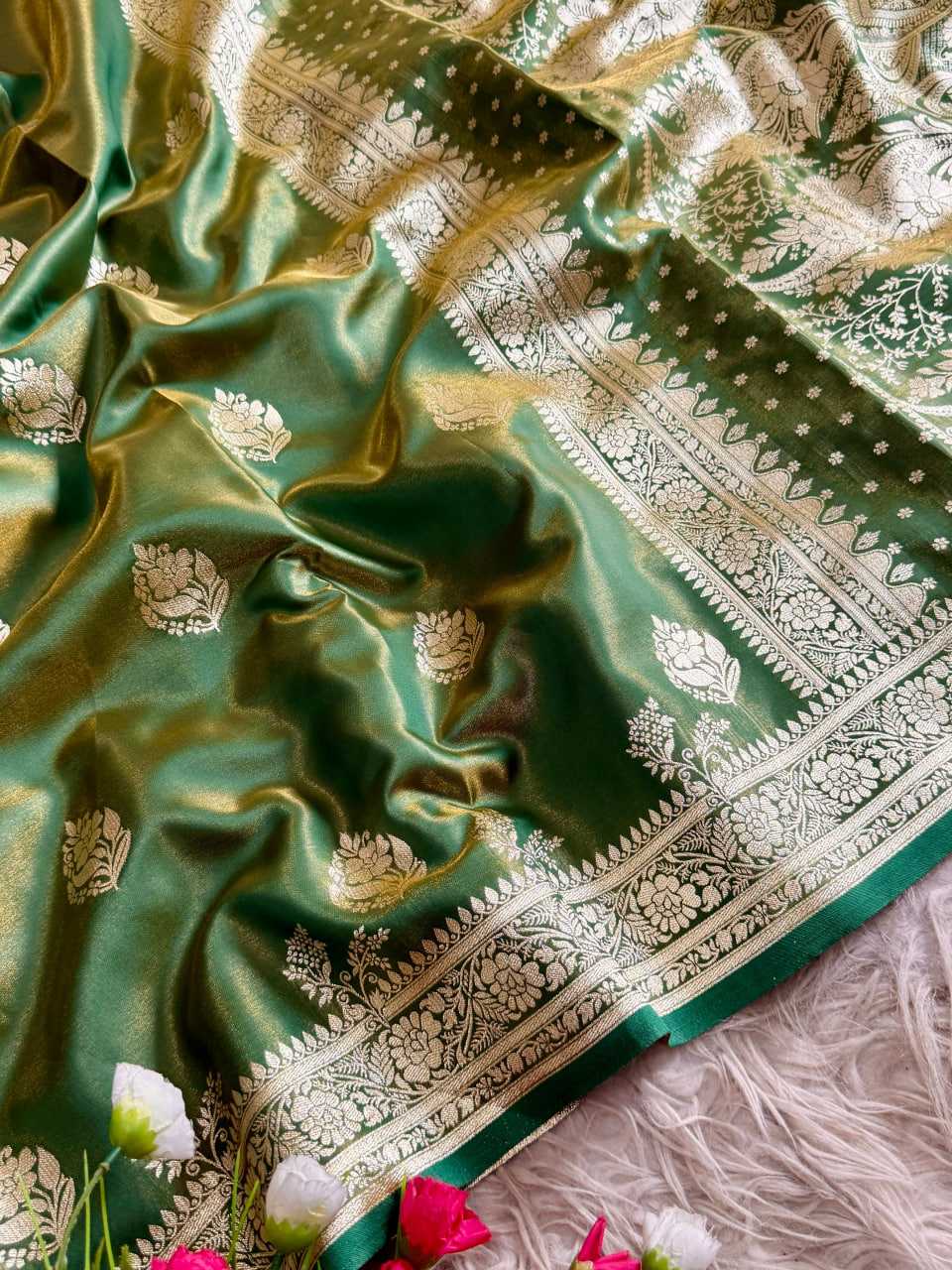 Ynf Tissue Silk KESH739 105 Sarees Festive Collections Wholesale Tissue Silk Saree Zari Sarees Sarees With Blouse Manufacturer- Kapda Export